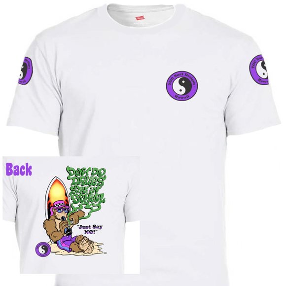 T&C TOWN N COUNTRY DONT DO DRUGS STAY IN SCHOOL COOL RARE TEE - Picture 1 of 3